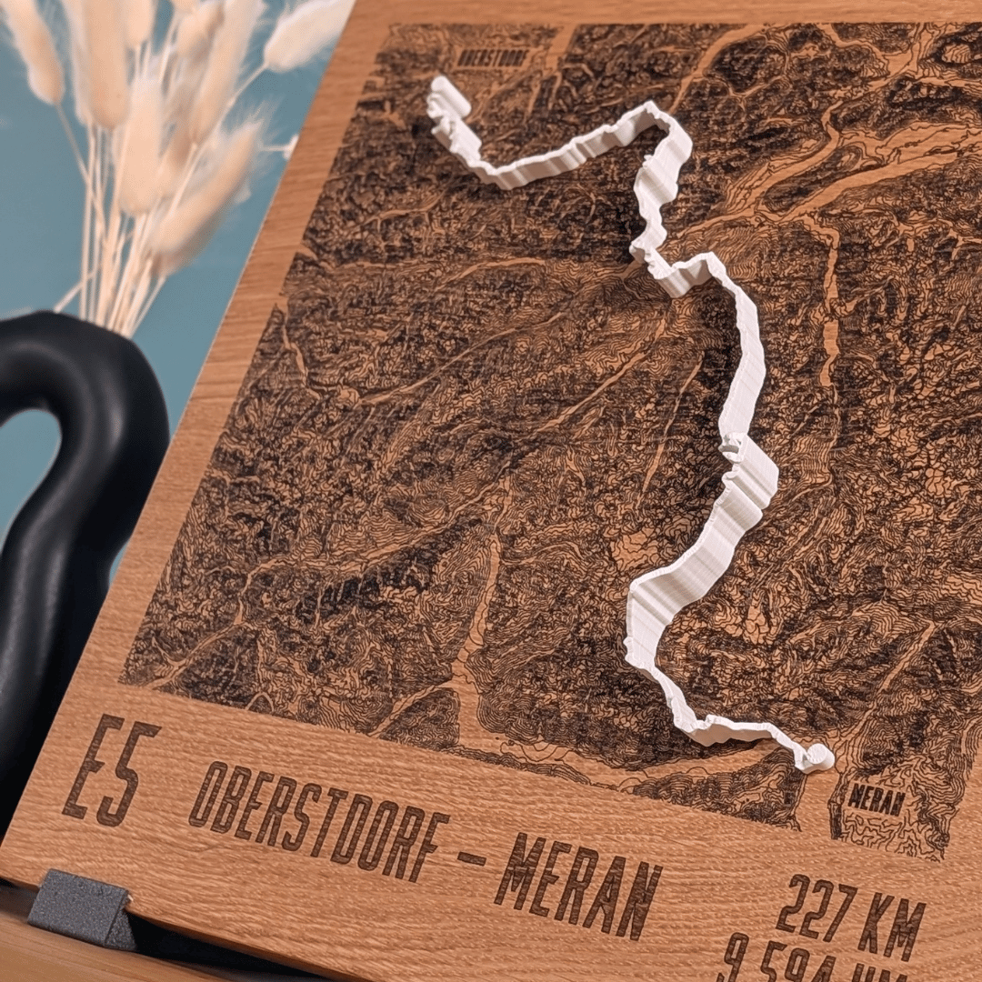 TrailMap | E5 - Oberstdorf - Meran