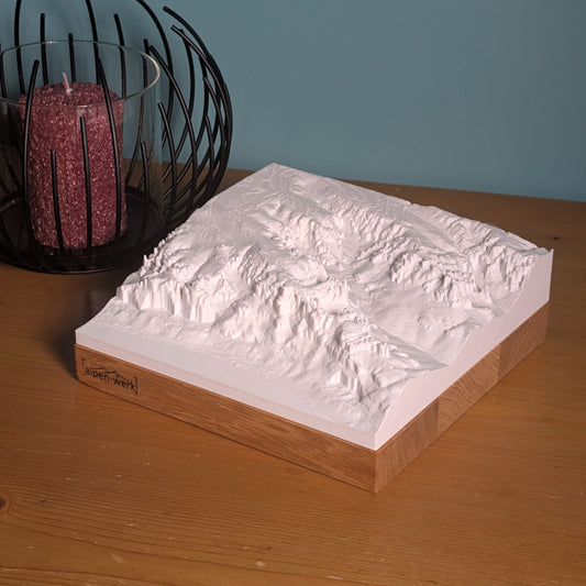 Bas-relief « Chêne » Bastei - Montagnes de grès de l'Elbe