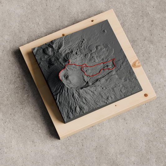 Bergrelief Track | Mount Meru