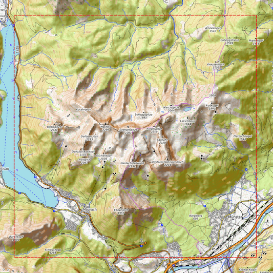 Relief "Oak" Rofanspitze