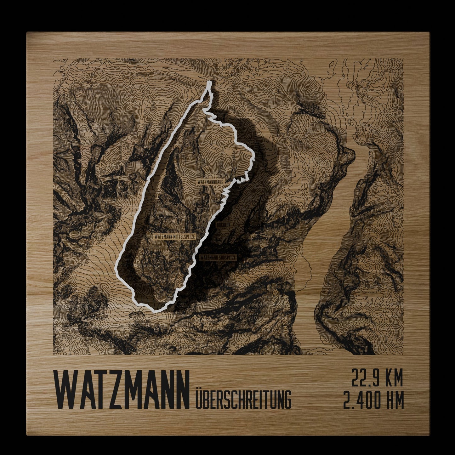 TrailMap | Watzmannüberschreitung