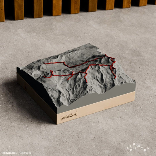Bergrelief Track | Monte-Rosa-Runde | Spaghetti Tour