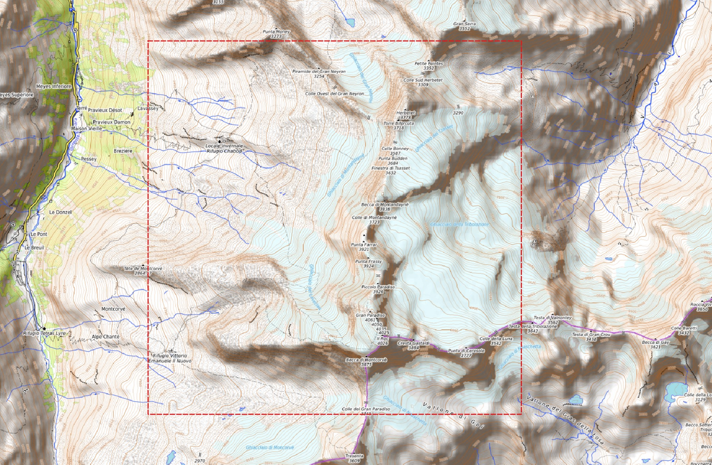 Relief "Oak" Gran Paradiso