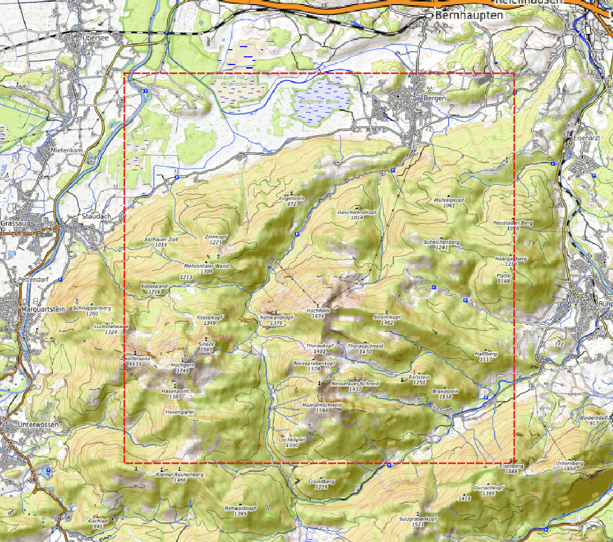 Relief "Oak" Hochfelln
