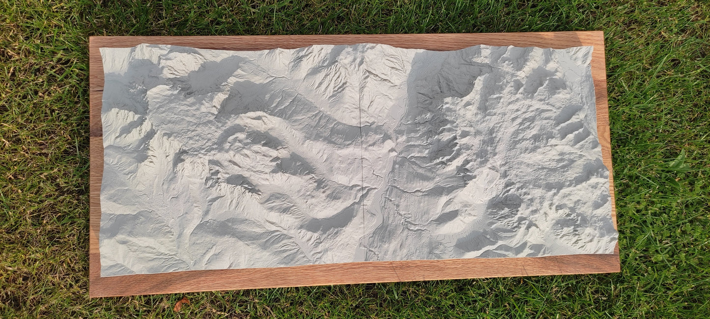 Relief "Wall" Hochkönig und Tennengebirge