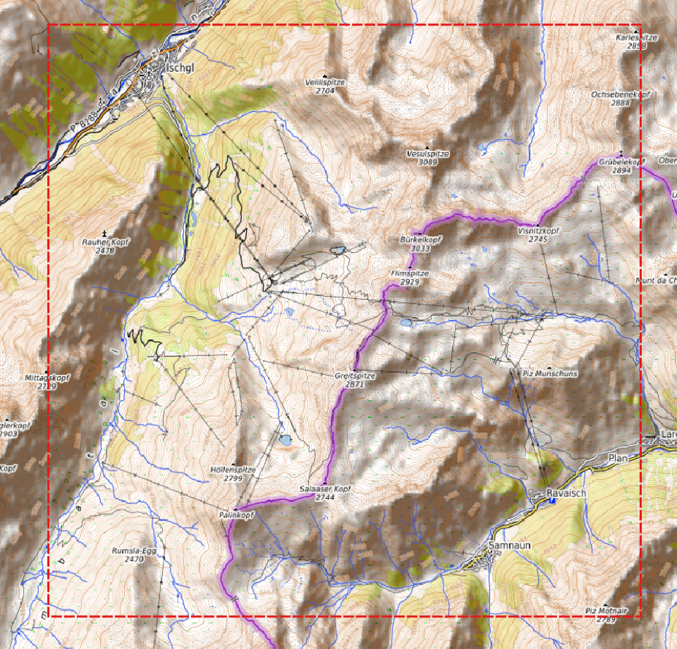Relief "Oak" Ischgl - Samnaun