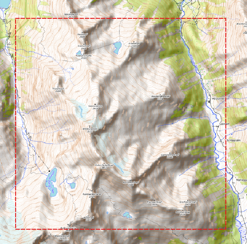 Relief "Oak" Wildkarspitze