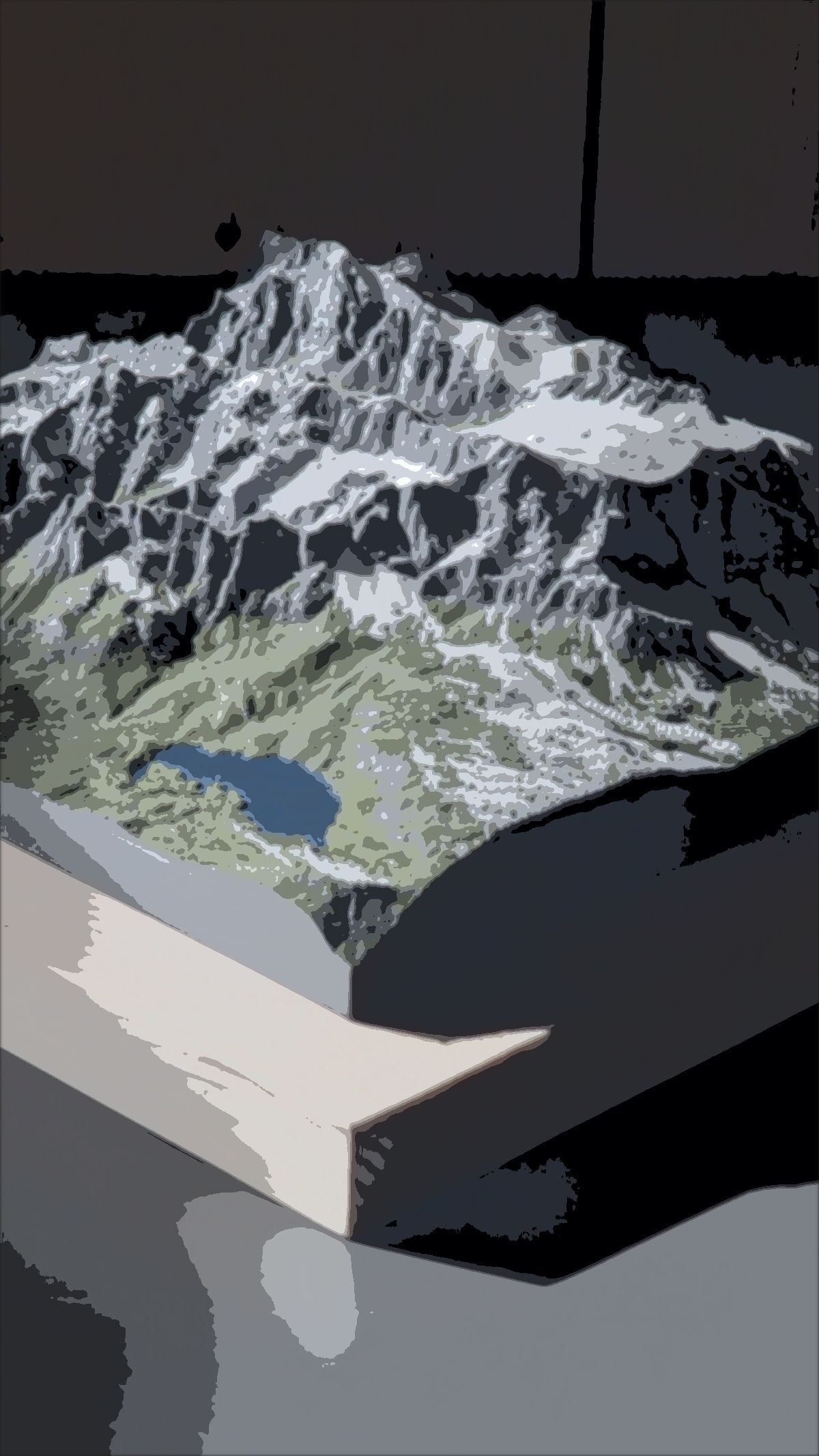 Live-3D-Vorschau desselben Reliefs