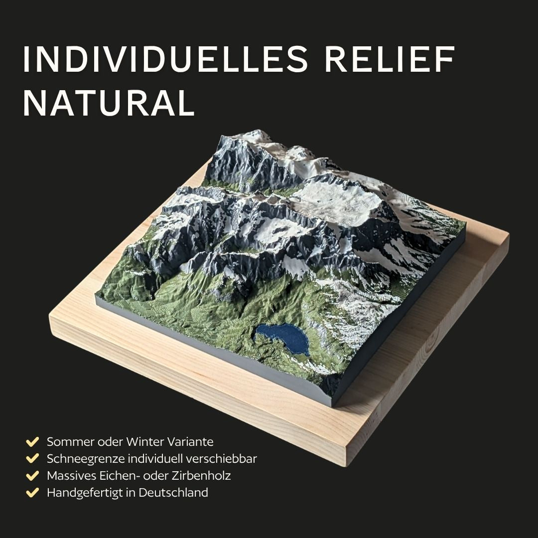 Relief Natural | Multicolor 3D-Bergrelief