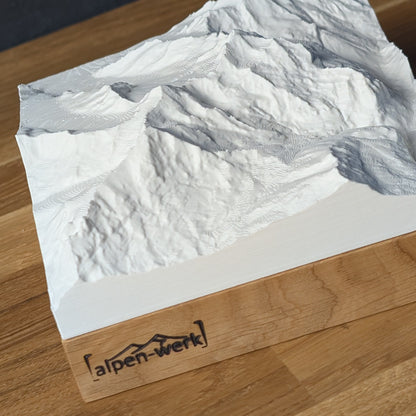 Relief "Chêne" Eiger, Jungfrau Mönch