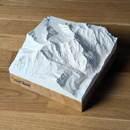 Relief "Chêne" Eiger, Jungfrau Mönch