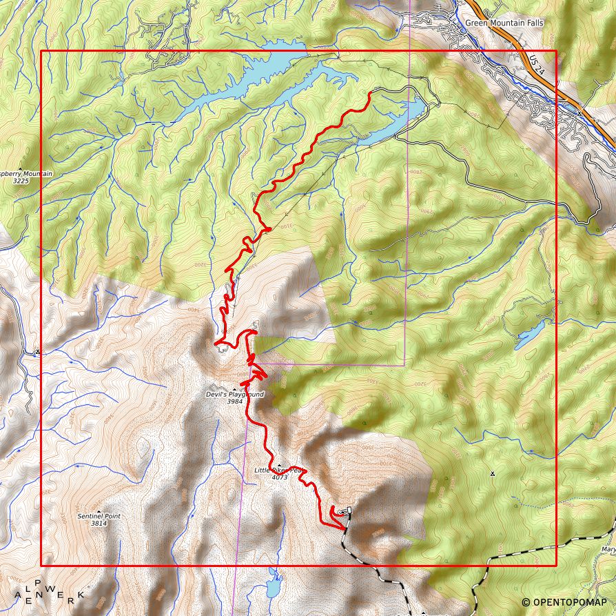 Relief Track | Pike's Peak
