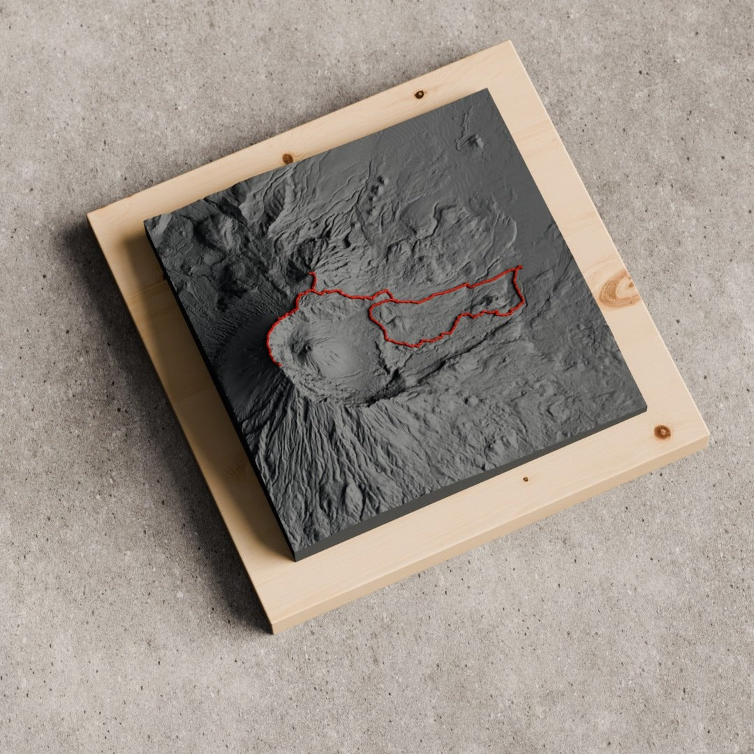 Bergrelief Track | Mount Meru