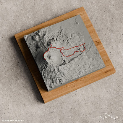 Bergrelief Track | Mount Meru