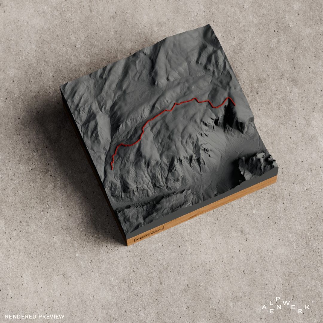 Bergrelief Track | El Capitan – Zustieg East Ledges