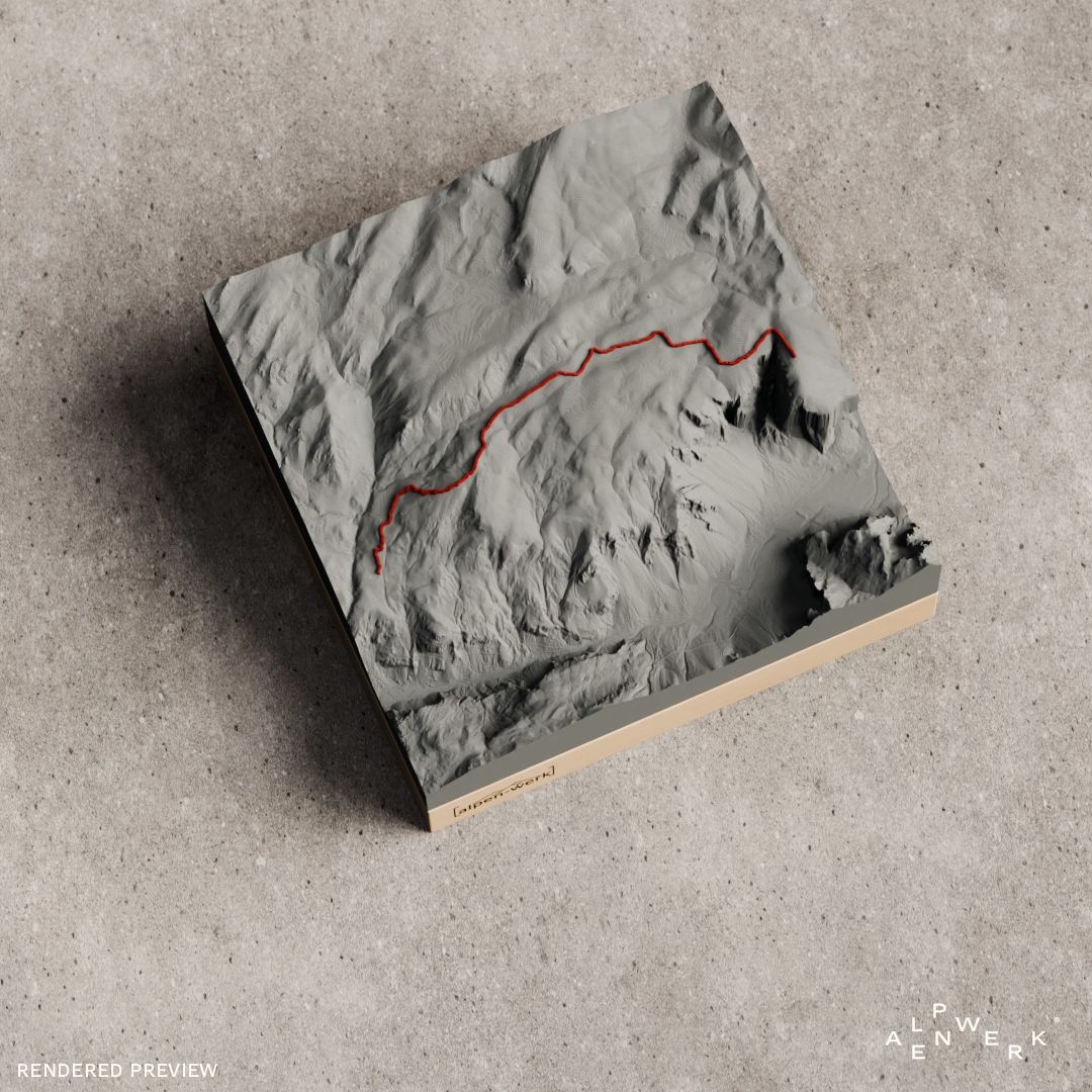 Bergrelief Track | El Capitan – Zustieg East Ledges