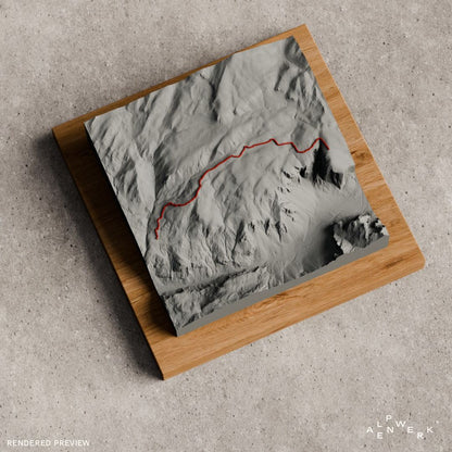 Bergrelief Track | El Capitan – Zustieg East Ledges