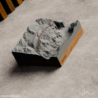 Bergrelief Track | El Capitan – Zustieg East Ledges