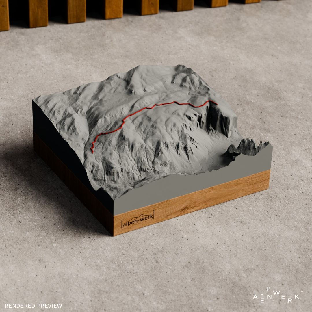 Bergrelief Track | El Capitan – Zustieg East Ledges