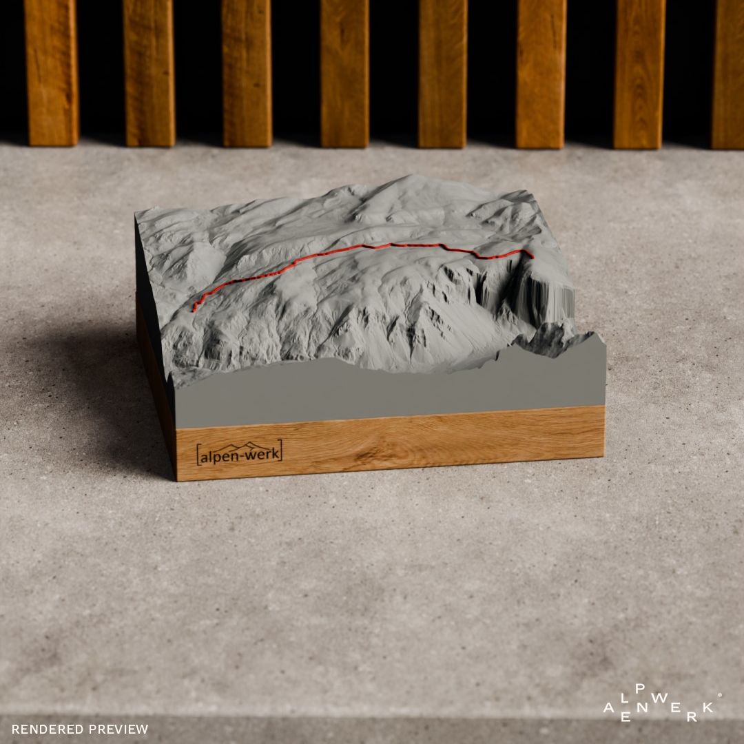 Bergrelief Track | El Capitan – Zustieg East Ledges