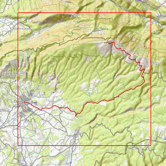 Relief Track | Bédoin - Mont Ventoux