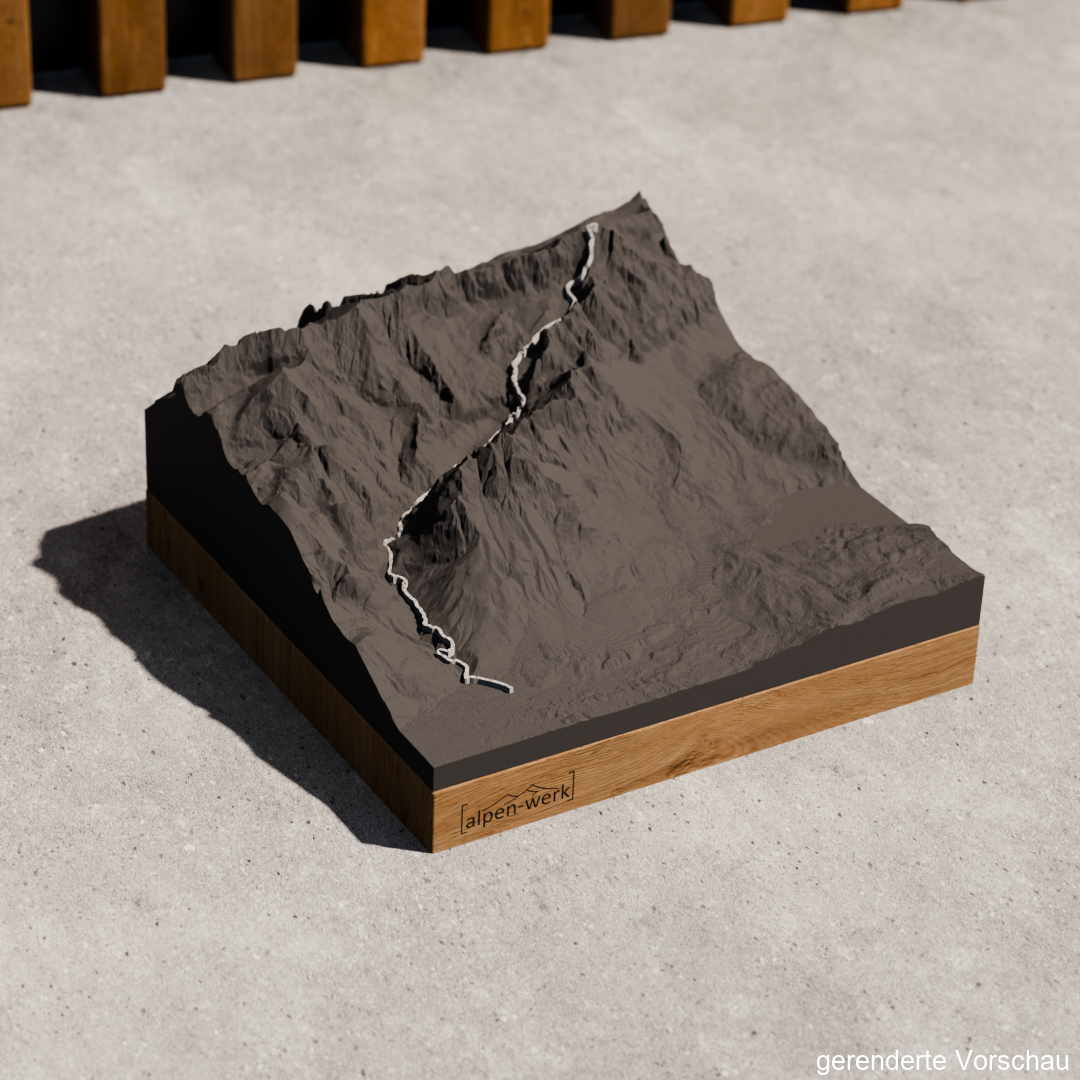 Relief Track | Zugspitze über Höllental