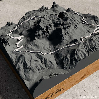 Relief Track | Sella Ronda | Ski