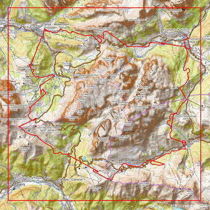 Relief Track | Sella Ronda | Ski