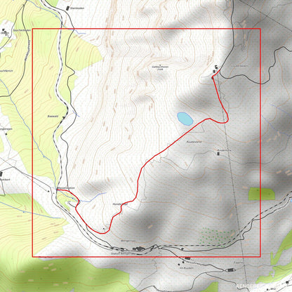 Relief Track | Lauberhorn - Wengen - Abfahrt | Skirennen