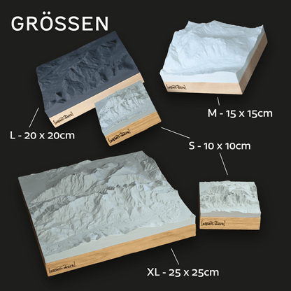 Groessenuebersicht S bis XL