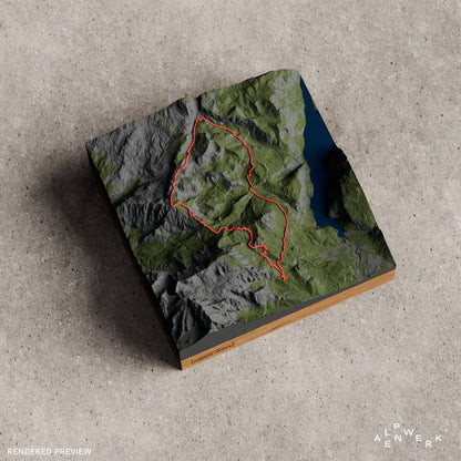 Bergrelief Natural | Kleine Reibn