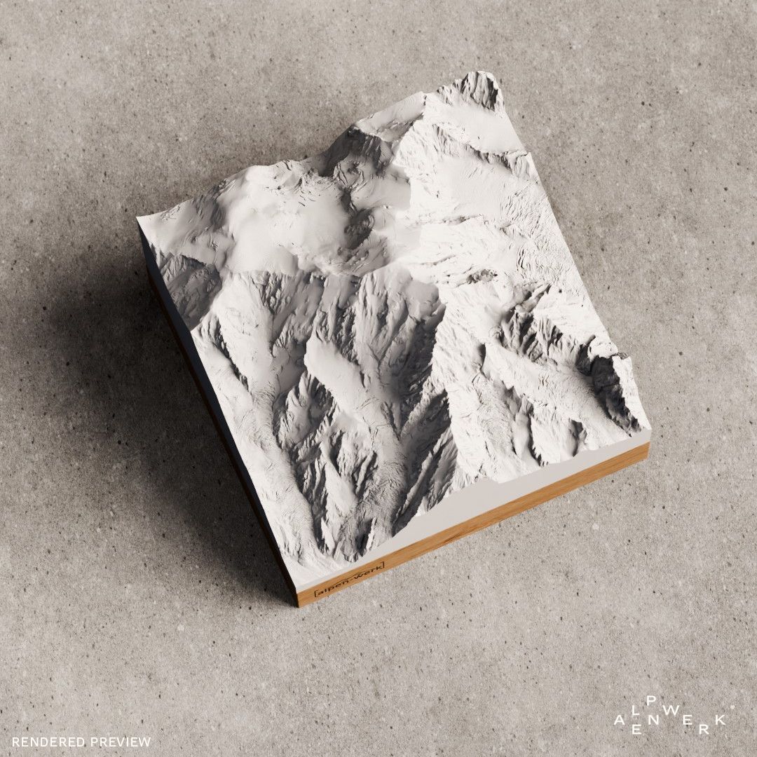 Bergrelief Classic | Mont Blanc