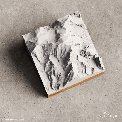 Bergrelief Classic | Mont Blanc