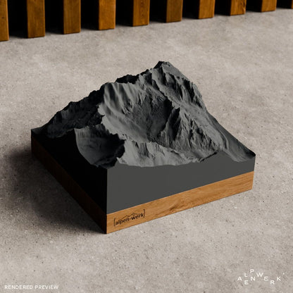 Bergrelief Classic | Grandes Jorasses