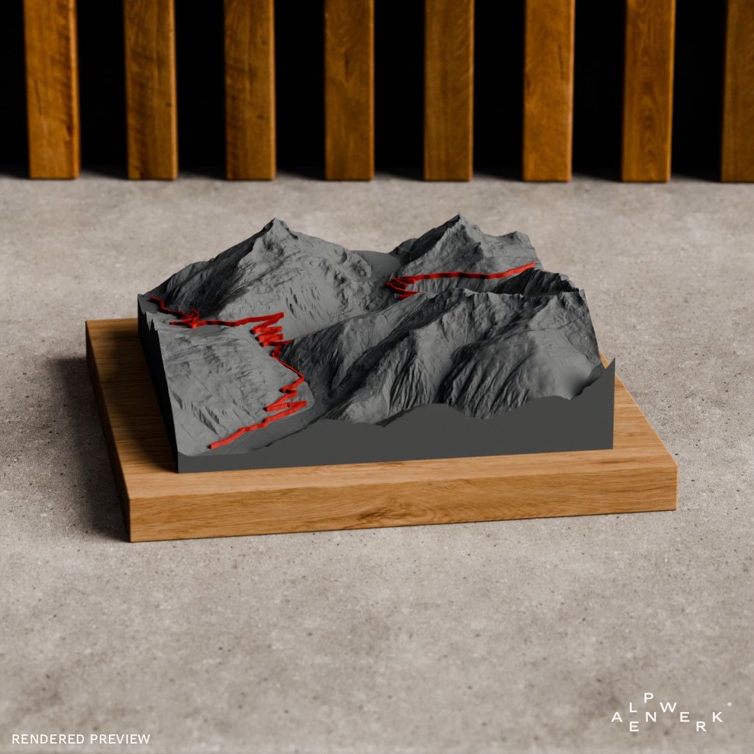 Bergrelief Track | Furkapass - Grimselpass