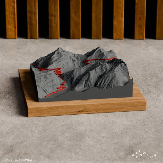 Bergrelief Track | Furkapass - Grimselpass