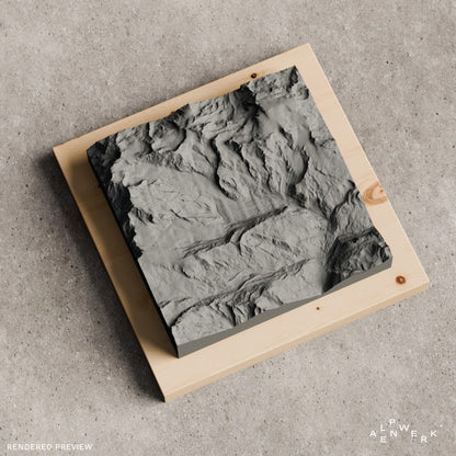 Relief "Oak" Monte Rosa Überschreitung