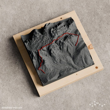 Bergrelief Track | Königsjodler