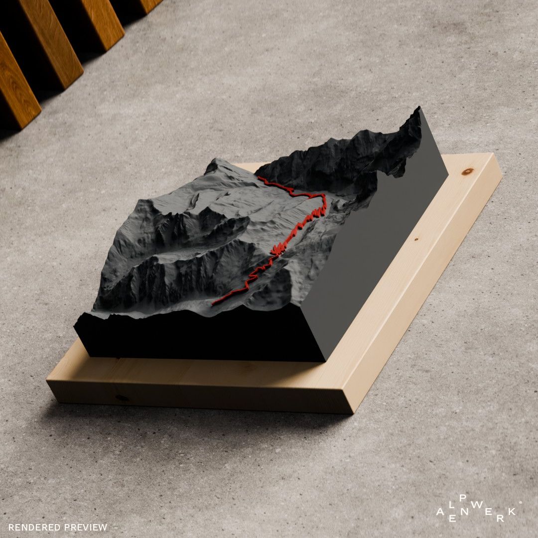 Bergrelief Track | Stilfser Joch - Passo Stelvio