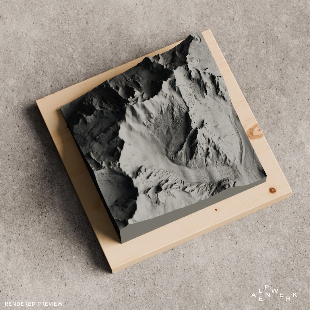Relief « Chêne » Grandes Jorasses