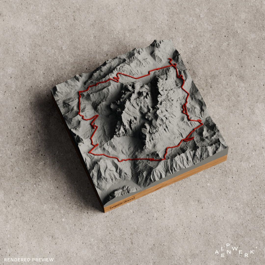 Bergrelief Track | Sella Ronda | Ski