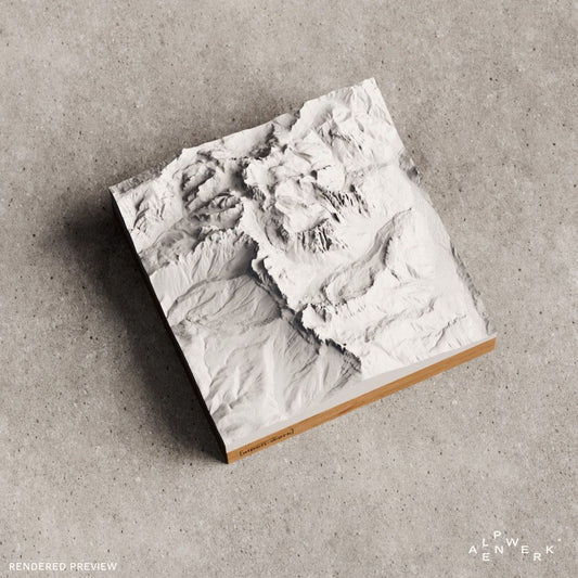Bergrelief Classic | Rosengartengruppe