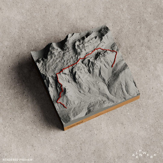 Bergrelief Track | Königsjodler