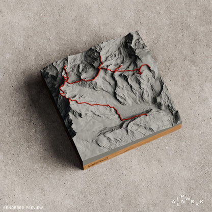 Relief Trace | Circuit Monte-Rosa | Tour Spaghetti