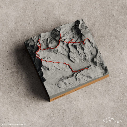 Bergrelief Track | Monte-Rosa-Runde | Spaghetti Tour