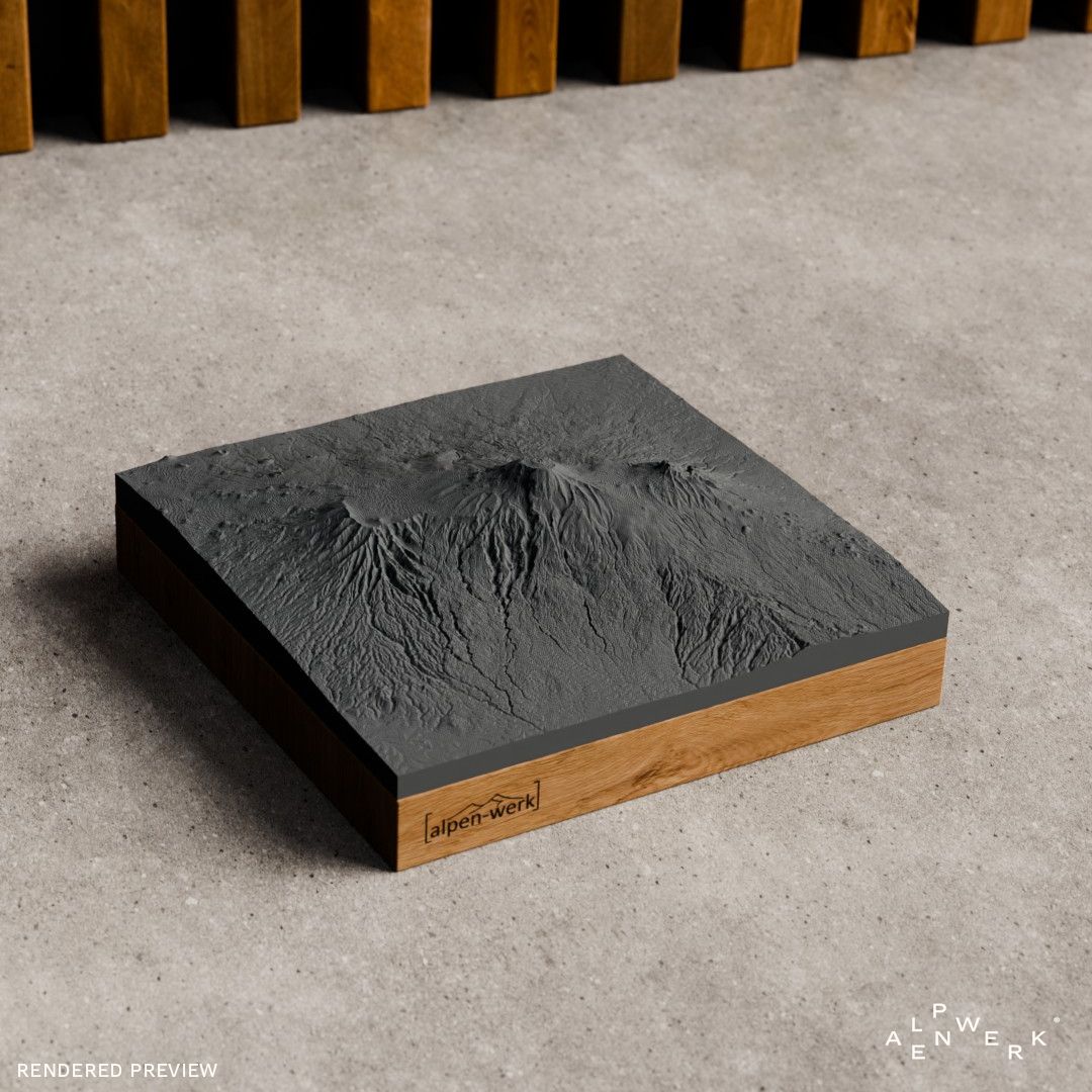 Bergrelief Classic | Kilimanjaro | Massiv