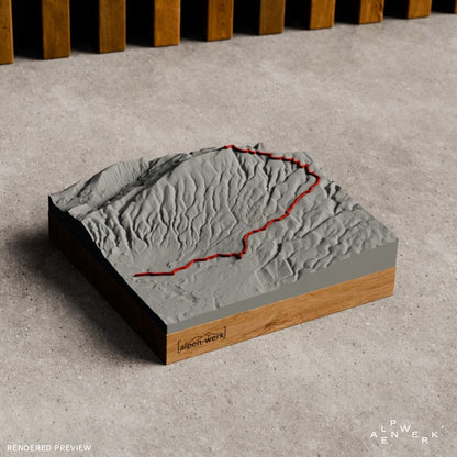 Bergrelief Track | Bédoin - Mont Ventoux