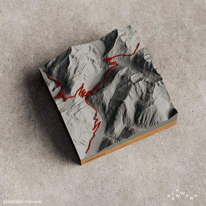 Bergrelief Track | Furkapass - Grimselpass
