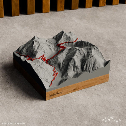 Bergrelief Track | Furkapass - Grimselpass