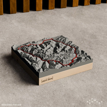 Bergrelief Track | Ötztaler Radmarathon